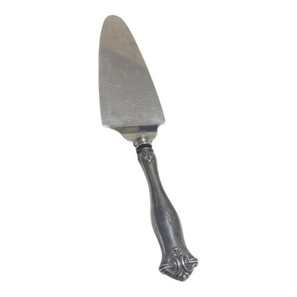Vintage Sterling‎ Silver Cake Pie Server Sterling Handle & Stainless Steel Blade - Picture 1 of 4